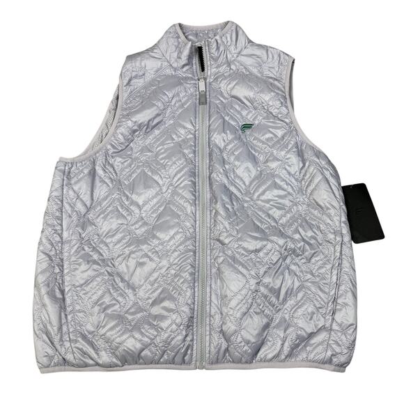 Fabletics Mens L Lilac Mist The Loft Vest Quilted NWT - Picture 1 of 15
